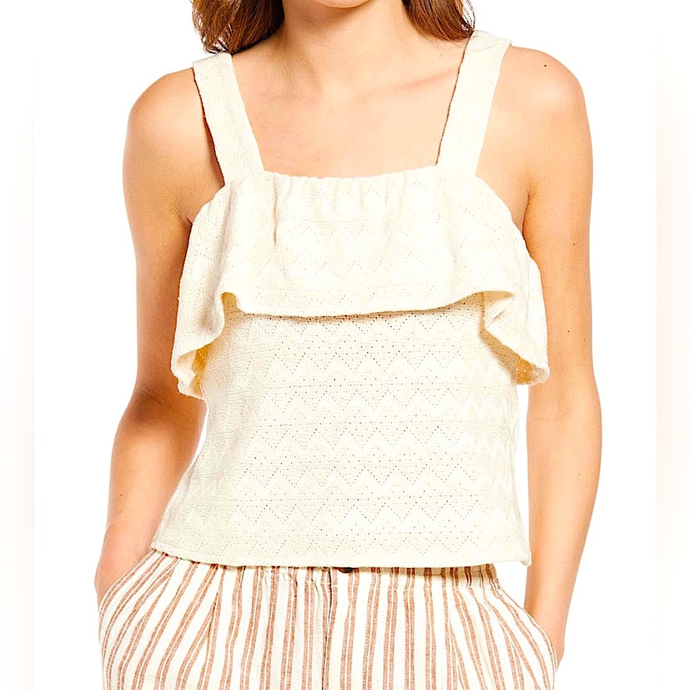 MADEWELL Ruffled Tank Top - Picture 1 of 13